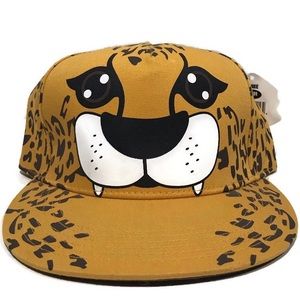 Men’s rare Pugs “Cheetah Face” Snapback Hat.